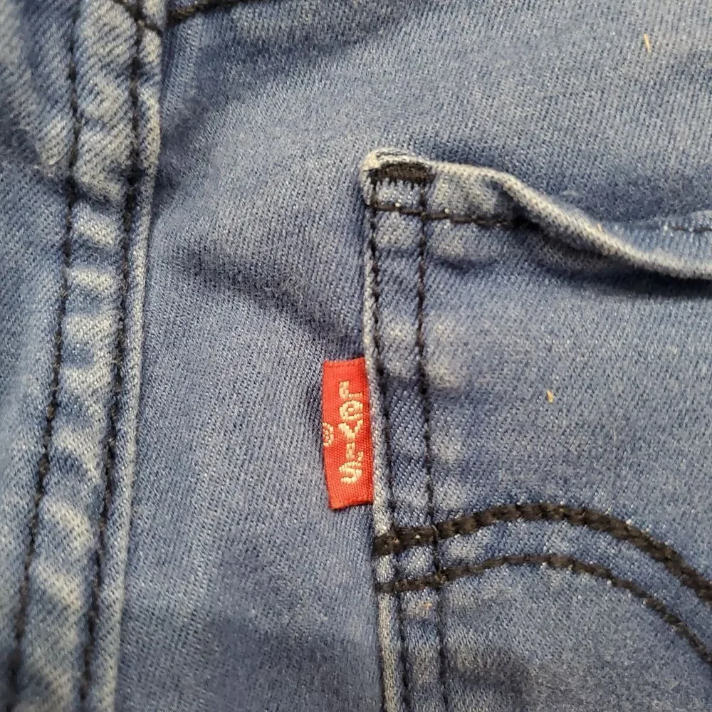 Kids Levi's Jeans Size 8 Blue Jeans with Frayed Hem